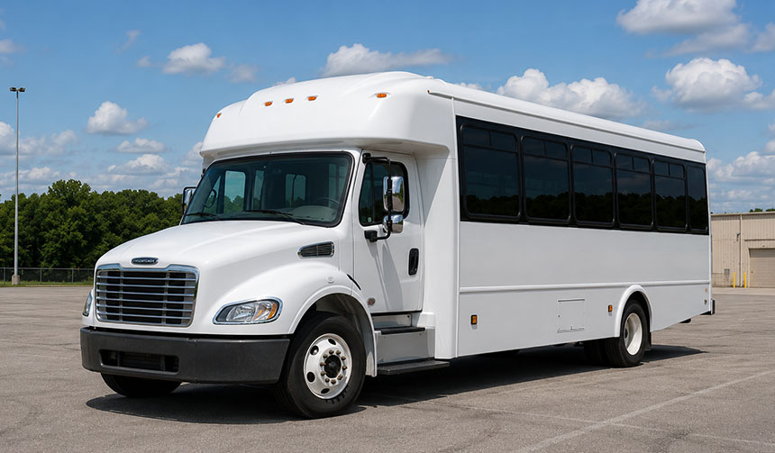 25-passenger minibus available for charter in College Station, TX